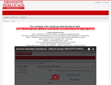 Tablet Screenshot of grossiste-deblocage.com